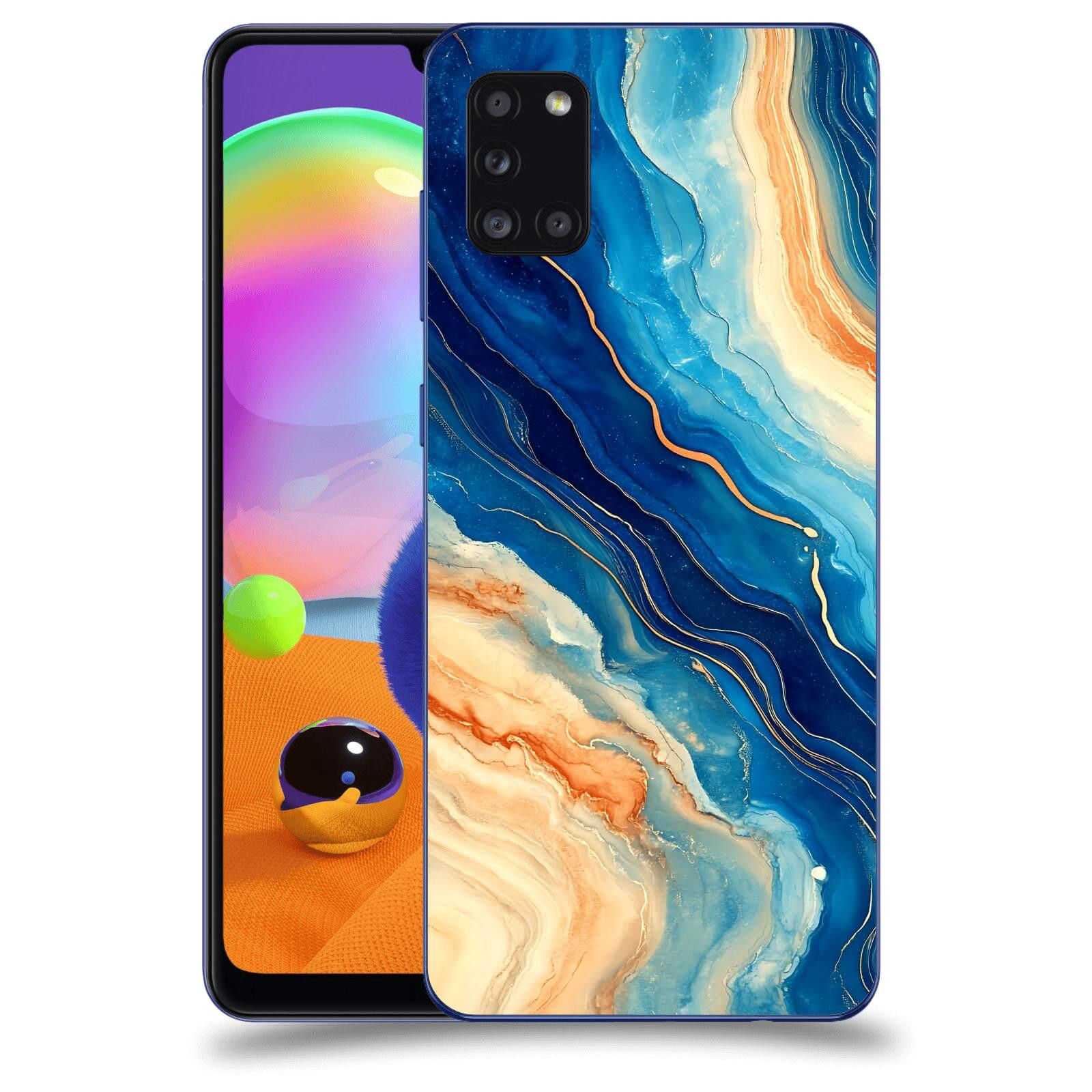 ACOVER Kryt na mobil Samsung Galaxy A31 A315F - Kosmos a Proudění