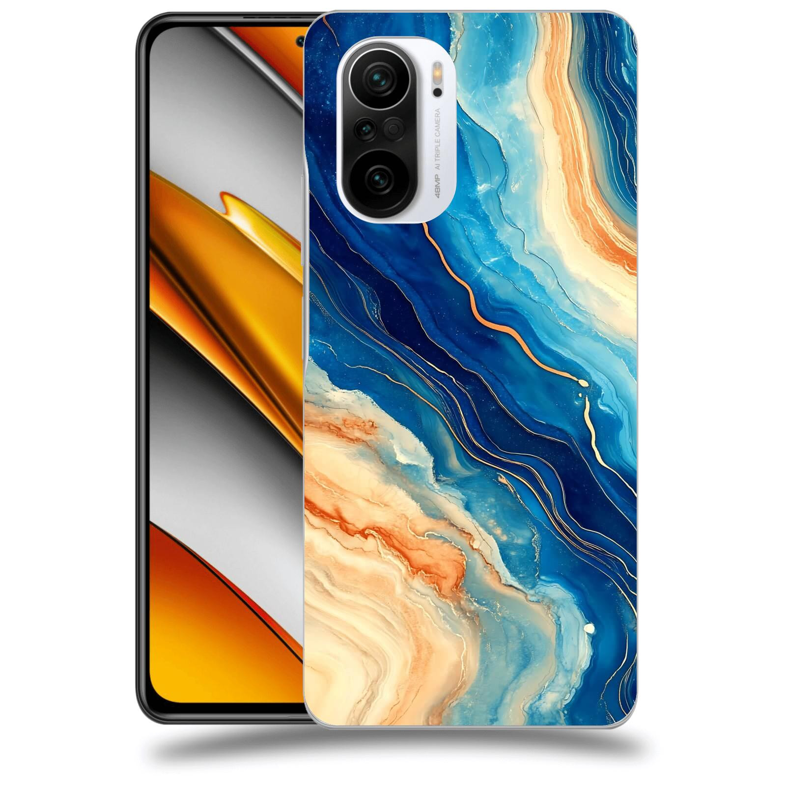 ACOVER Kryt na mobil Xiaomi Poco F3 - Kosmos a Proudění