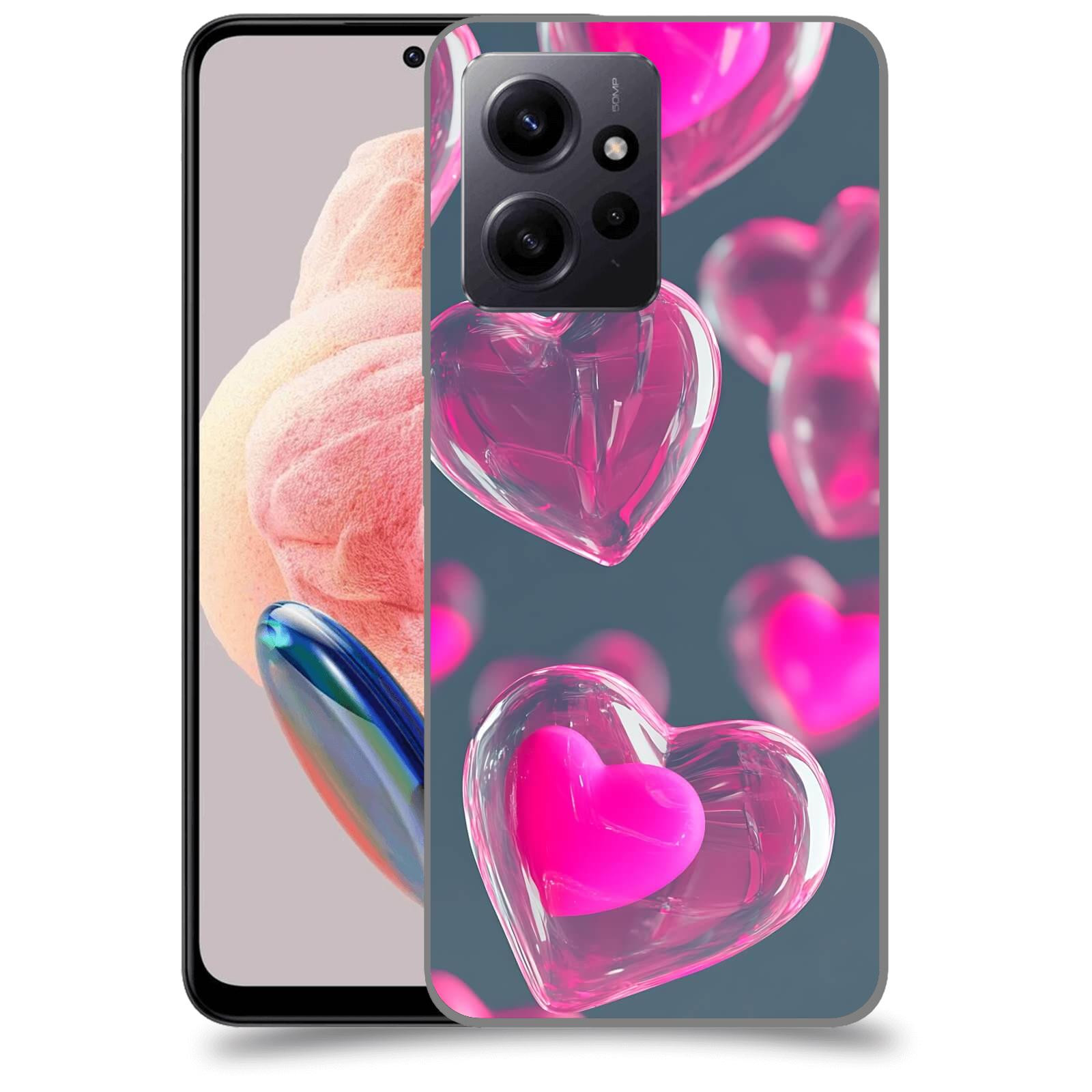 ACOVER Kryt na mobil Xiaomi Redmi Note 12 4G - Láska a Jemnost