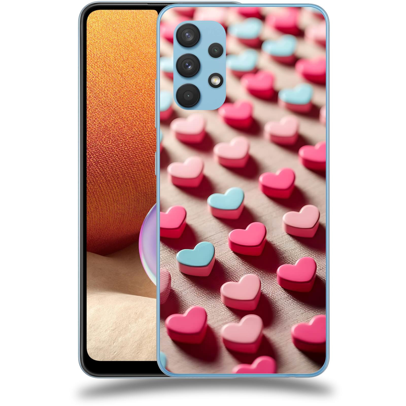 ACOVER Kryt na mobil Samsung Galaxy A32 4G SM-A325F - Láska a Nekonečnost