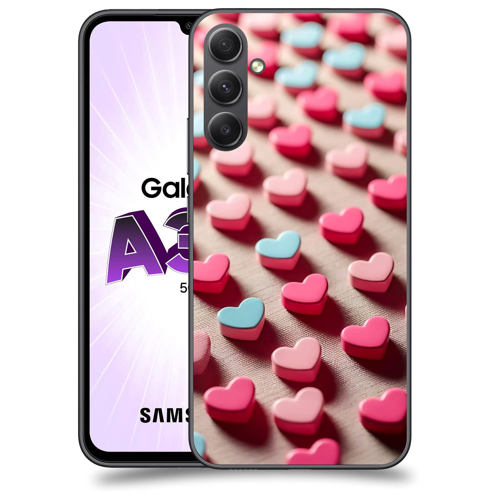 ACOVER Kryt na mobil Samsung Galaxy A34 - Láska a Nekonečnost