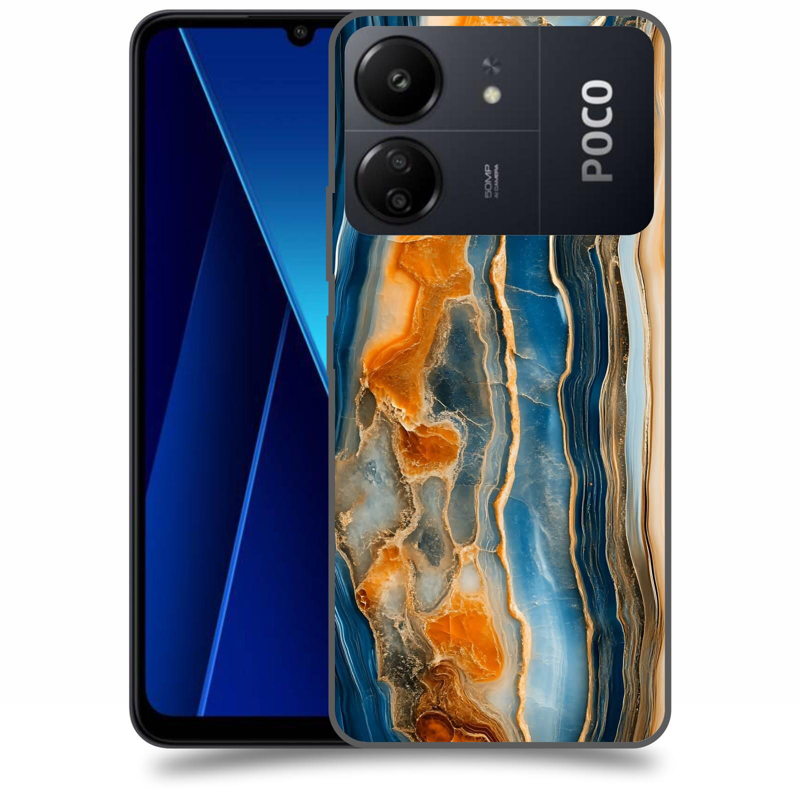 ACOVER Kryt na mobil Poco C65 - Minerál a Energie