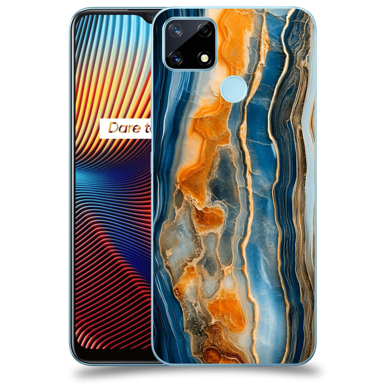 ACOVER Kryt na mobil Realme 7i - Minerál a Energie