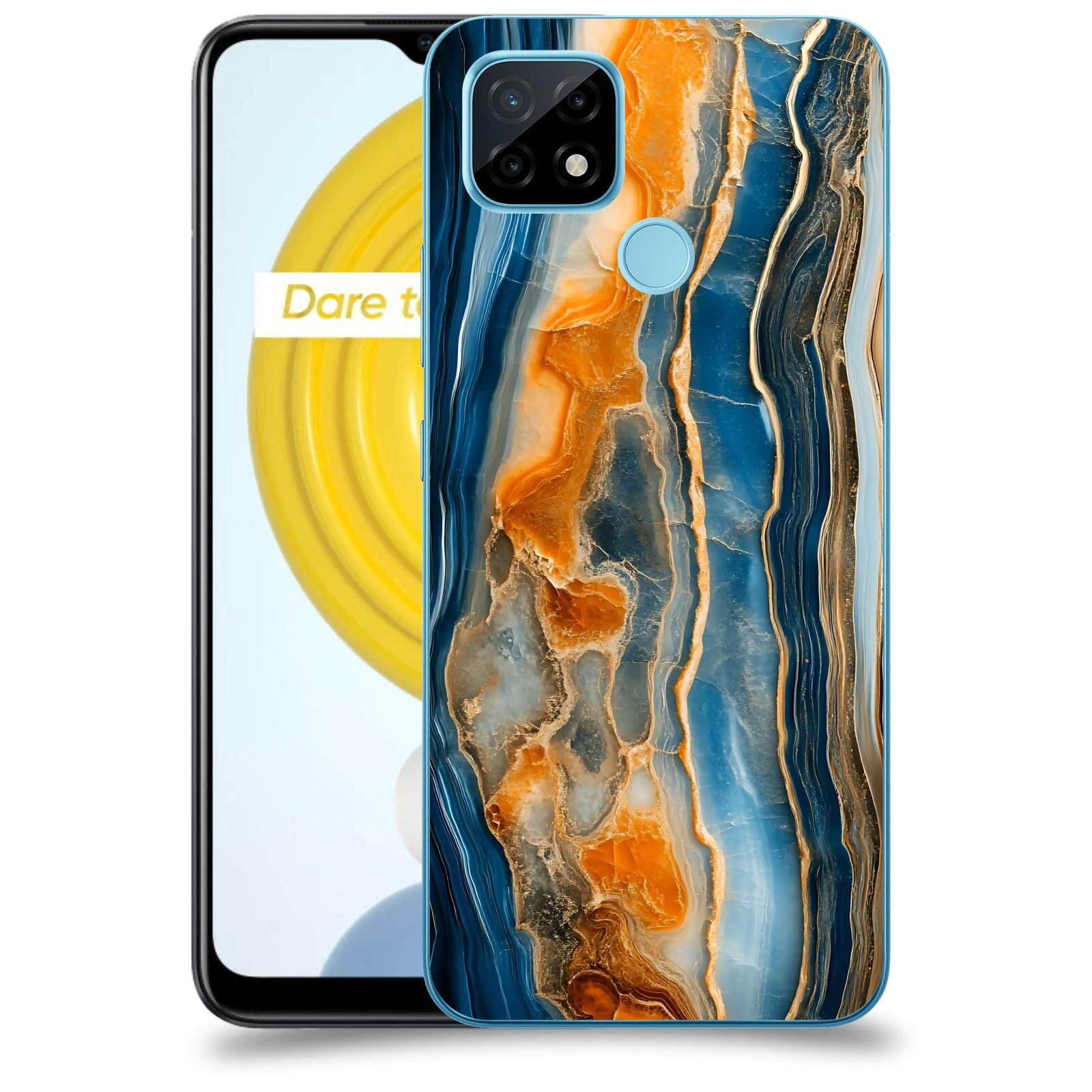 ACOVER Kryt na mobil Realme C21 - Minerál a Energie