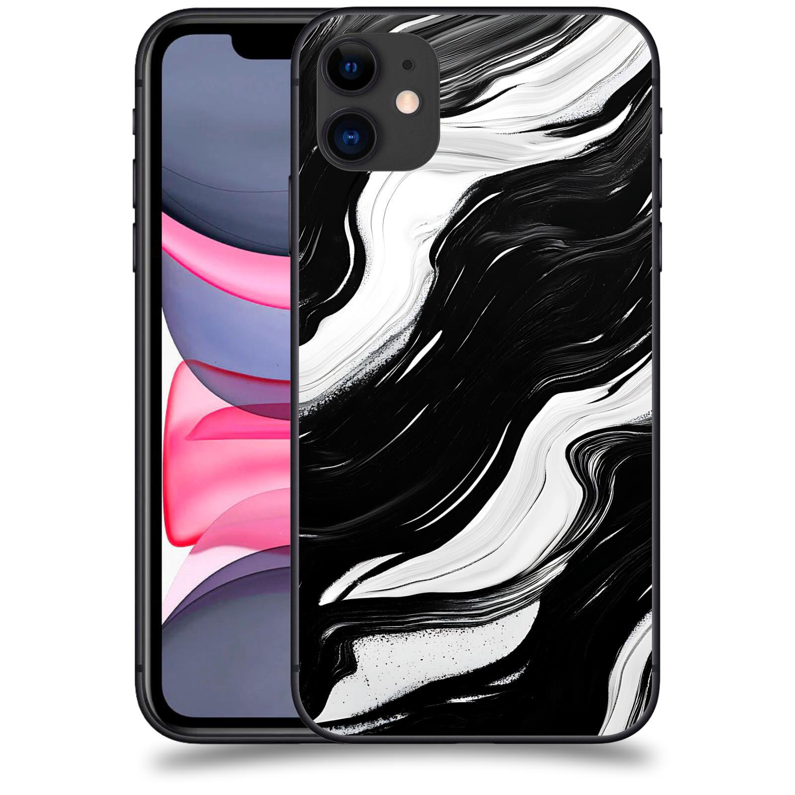 ACOVER Kryt na mobil Apple iPhone 11 - Monochromie a Proudění