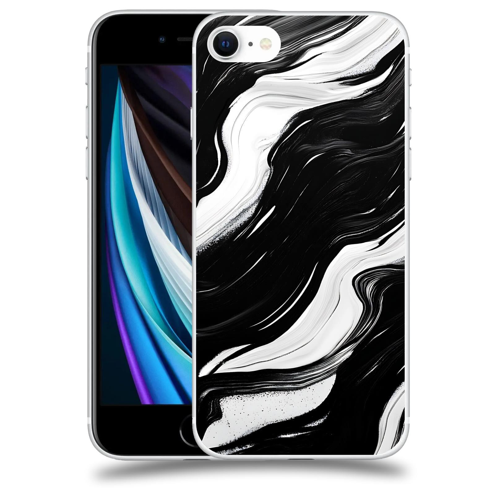 ACOVER Kryt na mobil Apple iPhone SE 2020 - Monochromie a Proudění