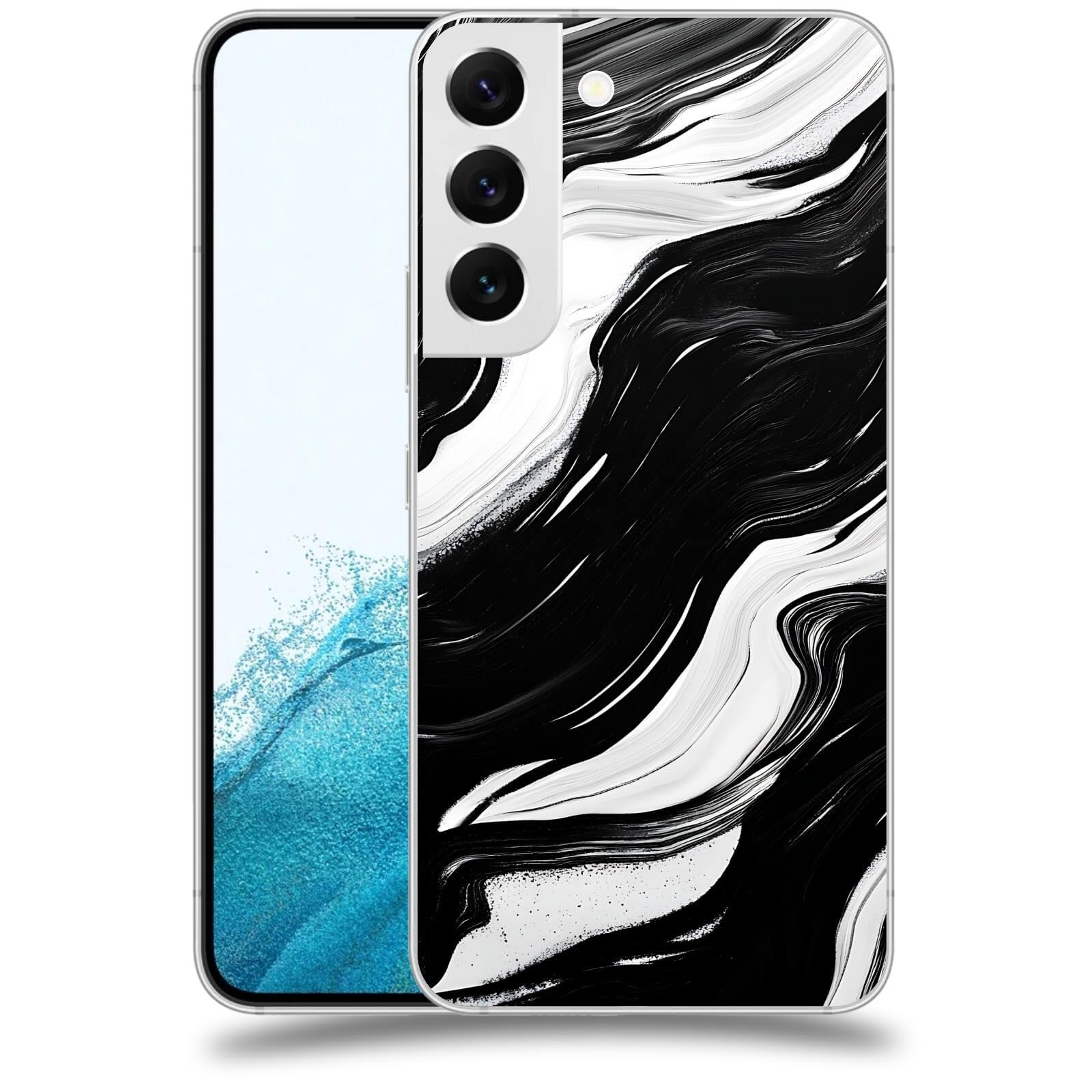 ACOVER Kryt na mobil Samsung Galaxy S22 5G - Monochromie a Proudění
