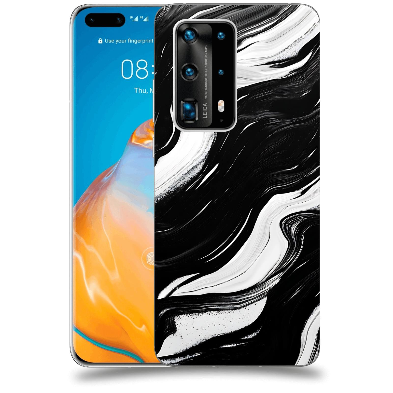 ACOVER Kryt na mobil Huawei P40 Pro - Monochromie a Proudění