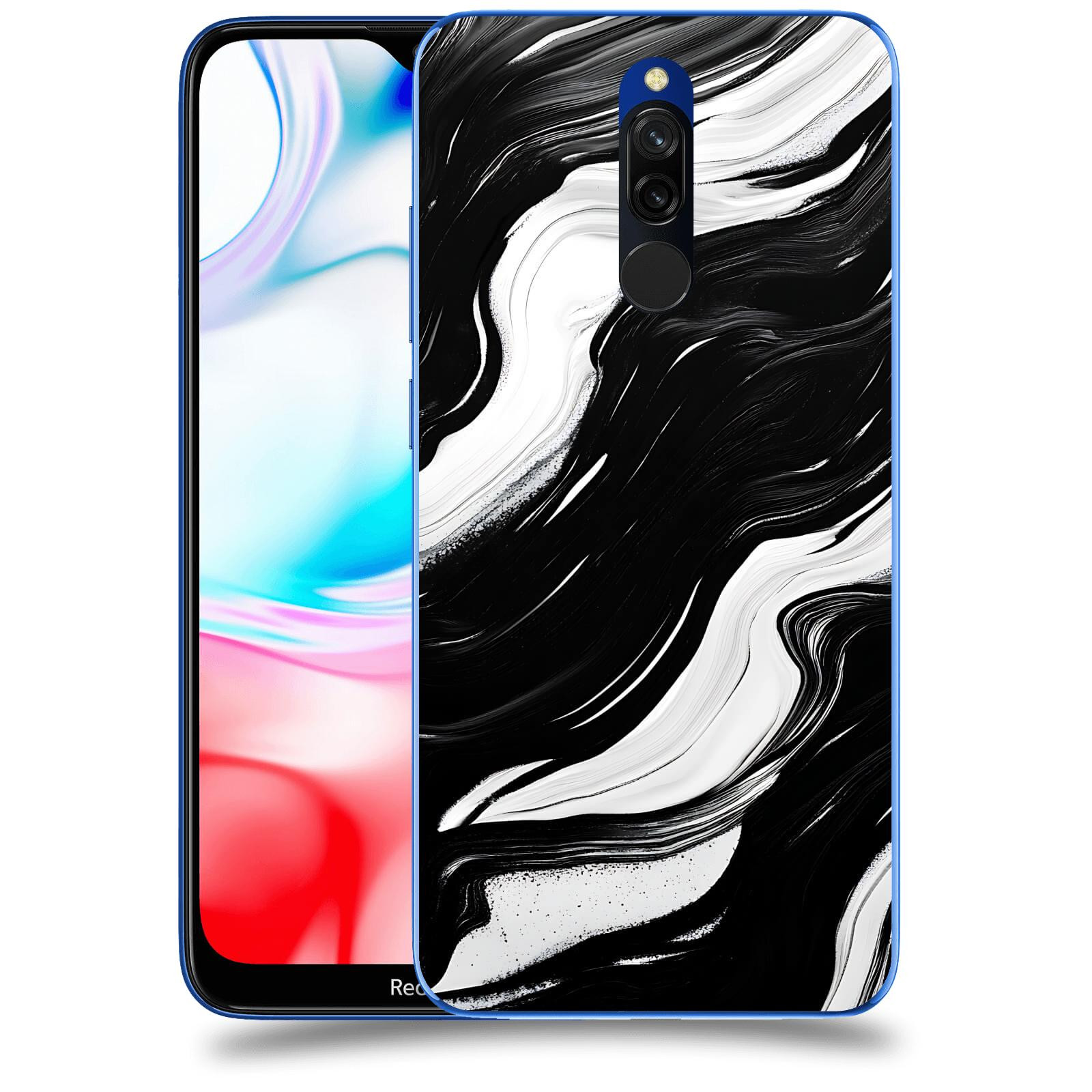 ACOVER Kryt na mobil Xiaomi Redmi 8 - Monochromie a Proudění