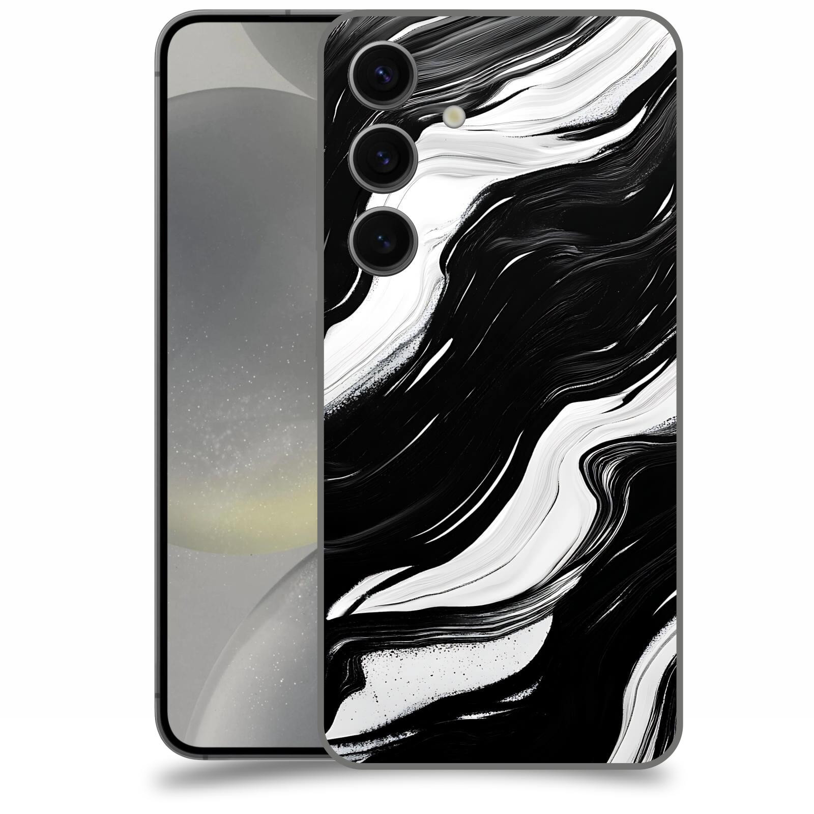 ACOVER Kryt na mobil Samsung Galaxy S24 - Monochromie a Proudění