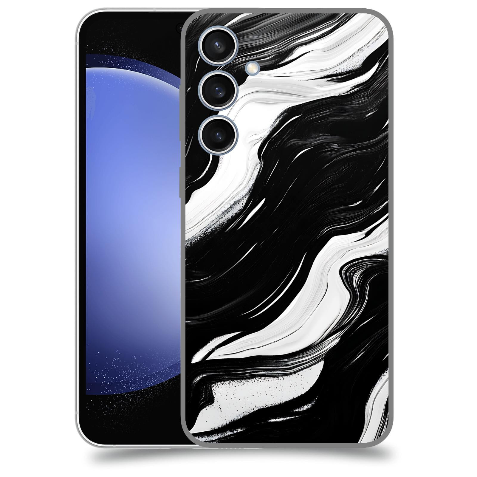 ACOVER Kryt na mobil Samsung Galaxy S23 FE - Monochromie a Proudění