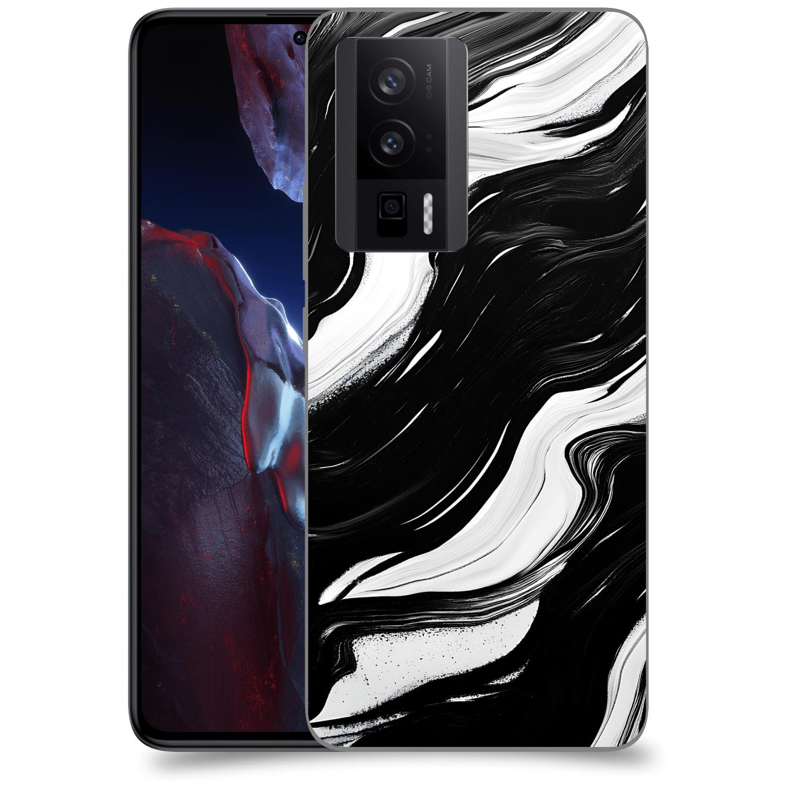 ACOVER Kryt na mobil Xiaomi Poco F5 Pro 5G - Monochromie a Proudění