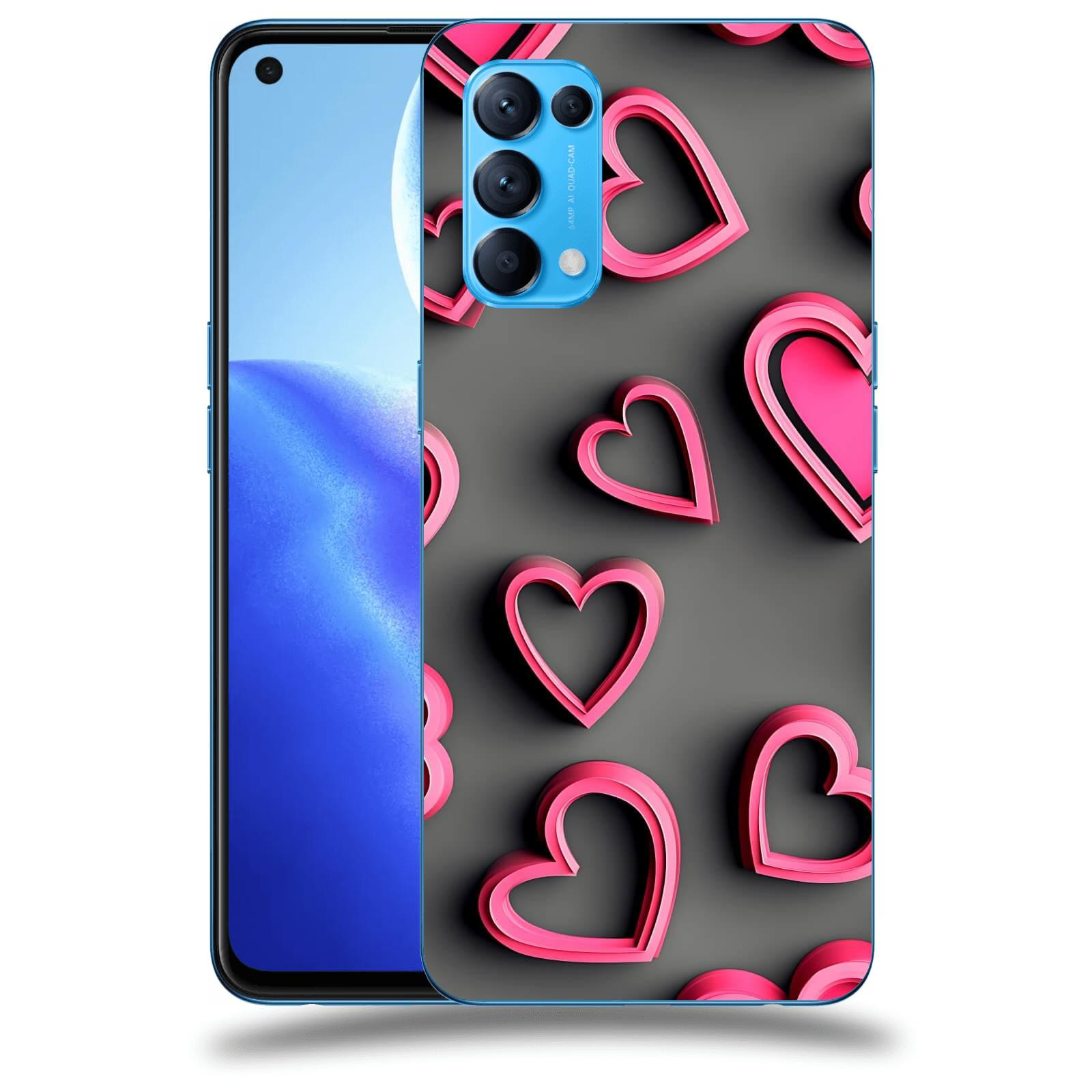 ACOVER Kryt na mobil OPPO Reno 5 5G - Romantika a Harmonie