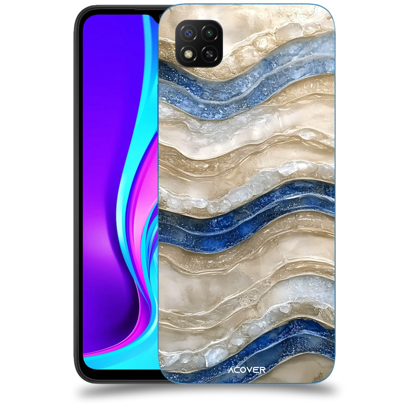 ACOVER Kryt na mobil Xiaomi Redmi 9C - Struktura a Harmonie