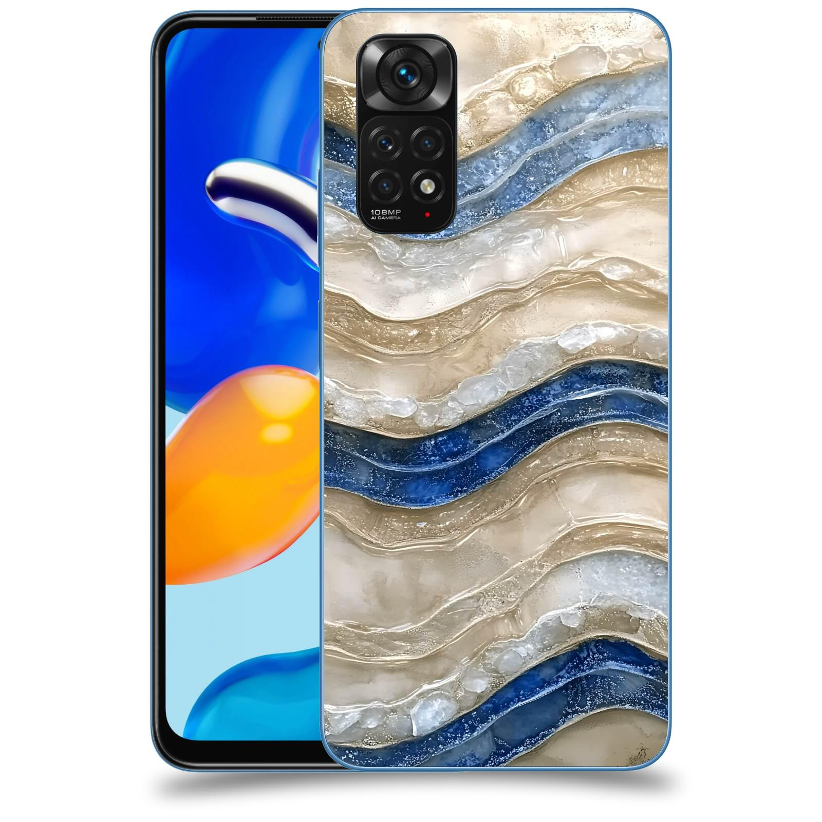 ACOVER Kryt na mobil Xiaomi Redmi Note 11S - Struktura a Harmonie