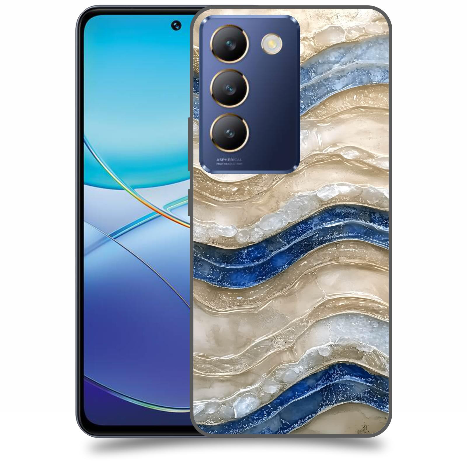 ACOVER Kryt na mobil Vivo V40SE - Struktura a Harmonie