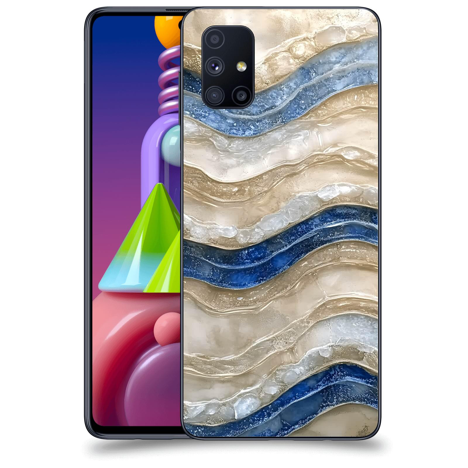 ACOVER Kryt na mobil Samsung Galaxy M51 M515F - Struktura a Harmonie