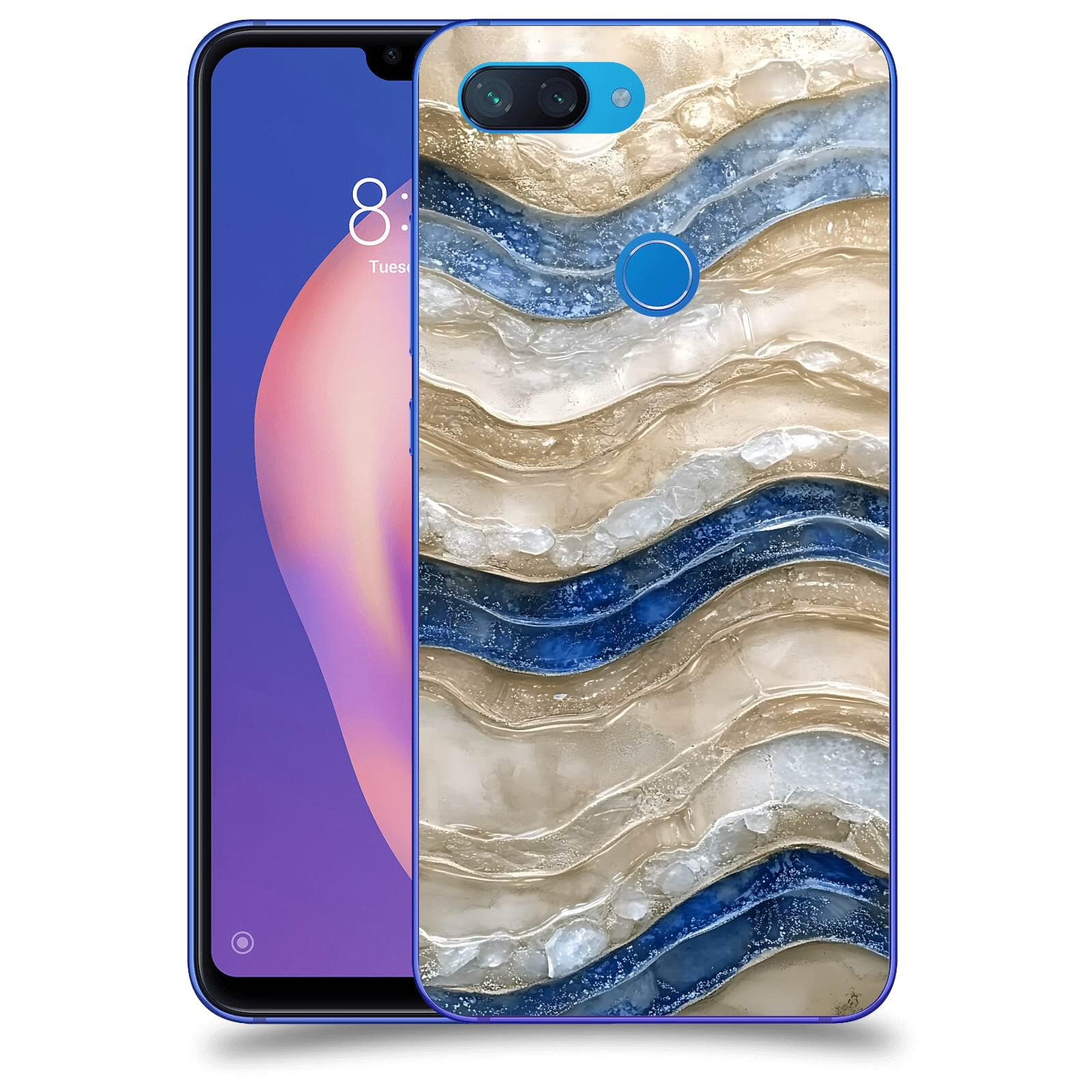 ACOVER Kryt na mobil Xiaomi Mi 8 Lite - Struktura a Harmonie