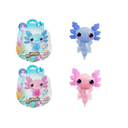 ANIMAGIC Svítící Axolotl do vody - růžový