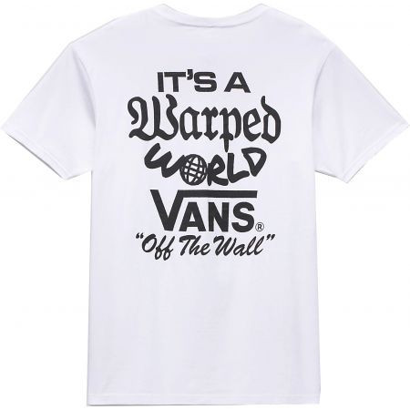 Triko Vans Warped World S/S - Bílá - L