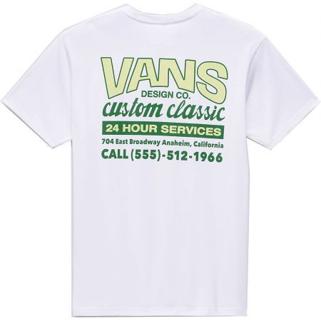 Triko Vans Shop Front S/S - Bílá - L