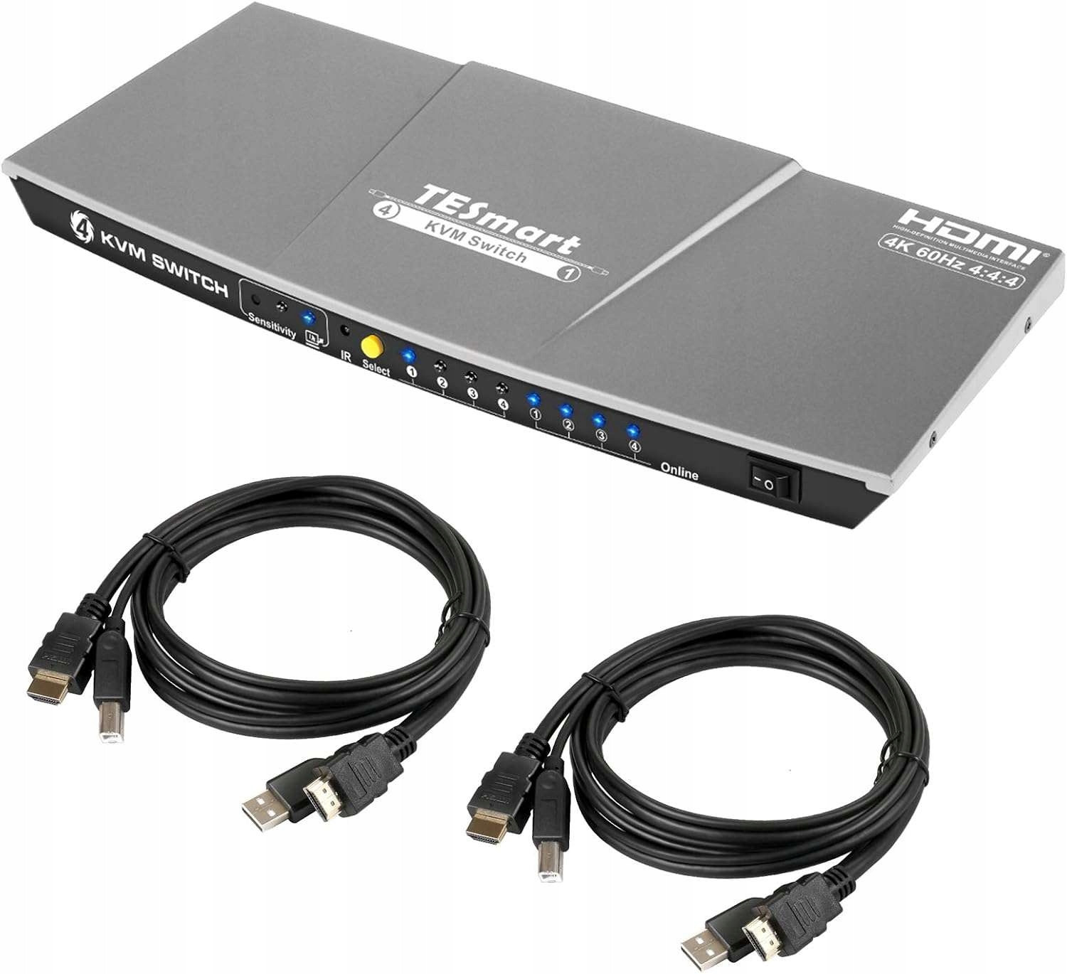 Kvm switch 4K Ultra Hd 60 Hz 4 x Hdmi Usb 2.0