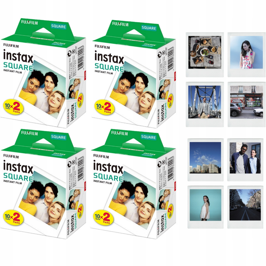 Sada náplní Instax Square 80 fotografií pro fotoaparát Instaxa SQ1 SQ40 Fujifilm