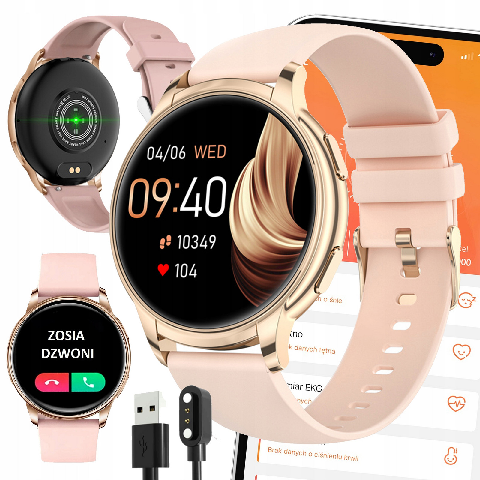 Smartband Chytrý Náramek Chytré Hodinky Hodinky Band Smart Amoled Sportovní