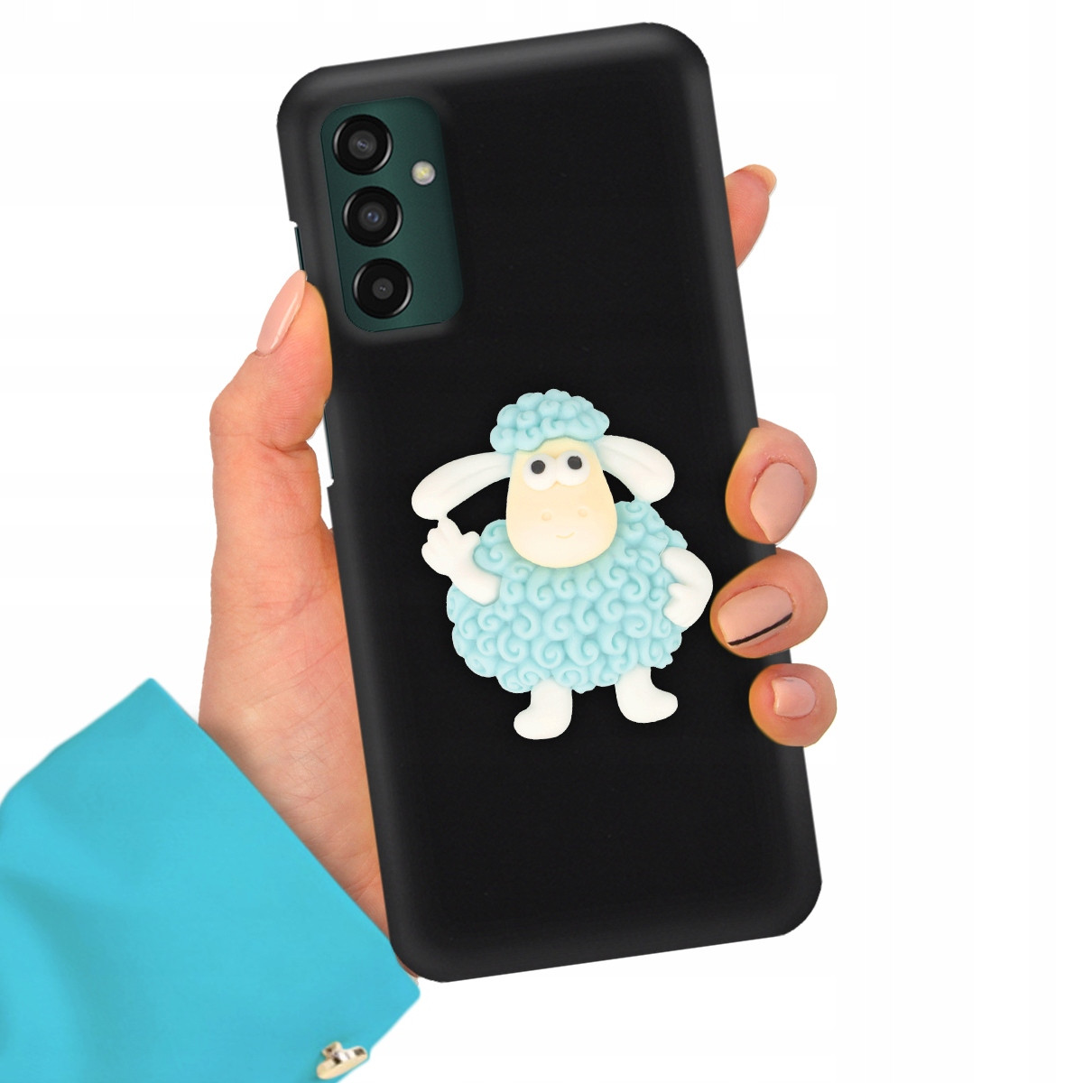 Pouzdro Matné Pro Samsung M23 5G Tyrkysový Beránek