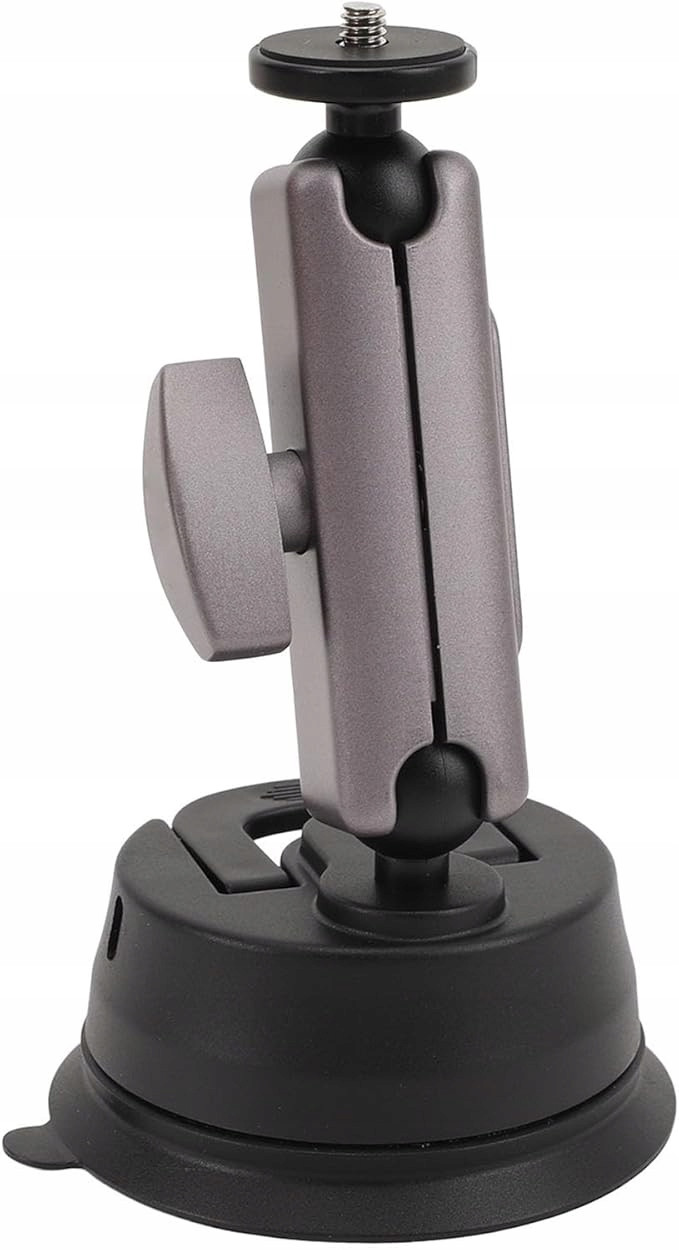 Držák Na Přísavku Pro Kameru Fotoaparátu Do Auta, dvojitá kulová hlava