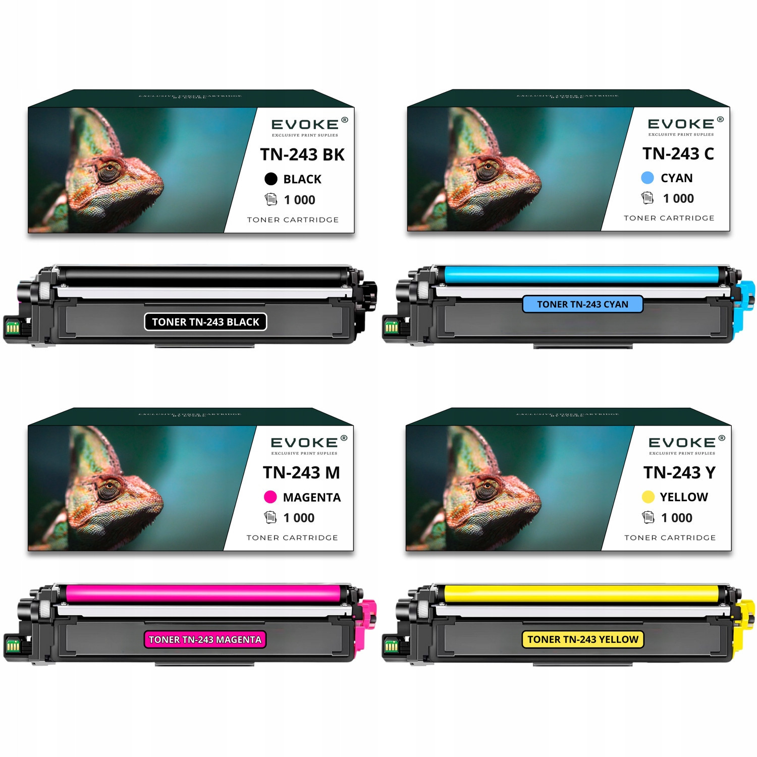 4x toner do tiskárny Brother TN-243 Sada Cmyk TN243