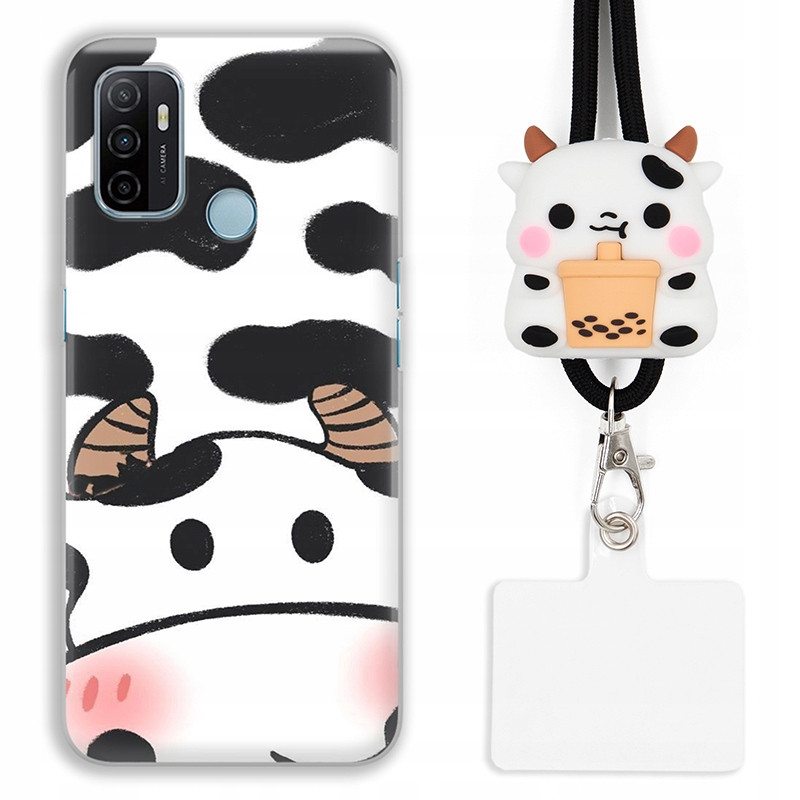 Pouzdro Pro Oppo A53 Kryt Kryt Case Kravička Moo Kráva Módní Top Vzory