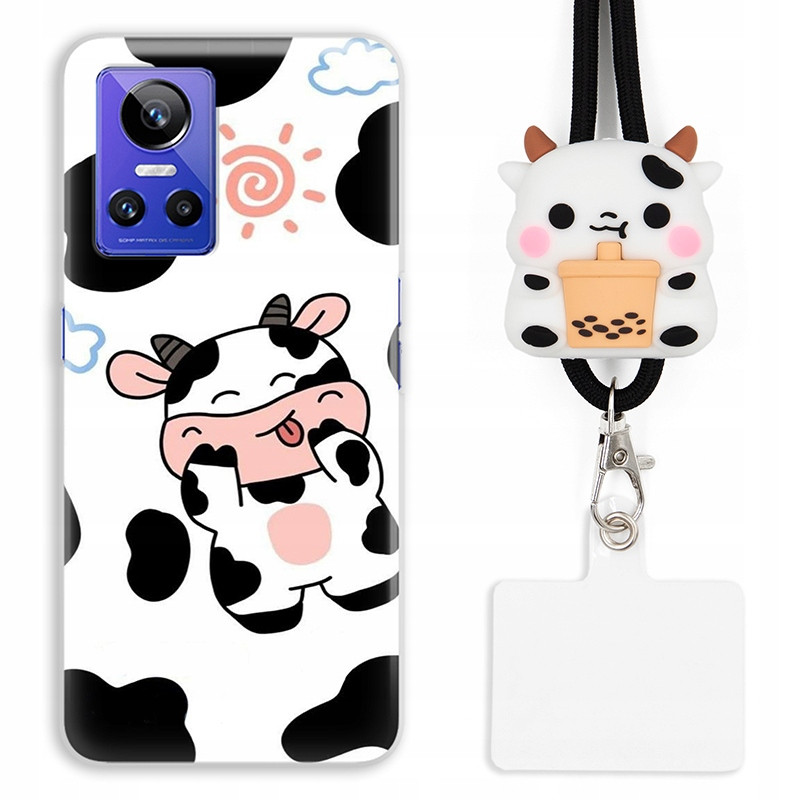 Pouzdro Pro Realme Gt Neo 3 5G Kryt Kryt Case Kravička Cow Moo Top Vzory