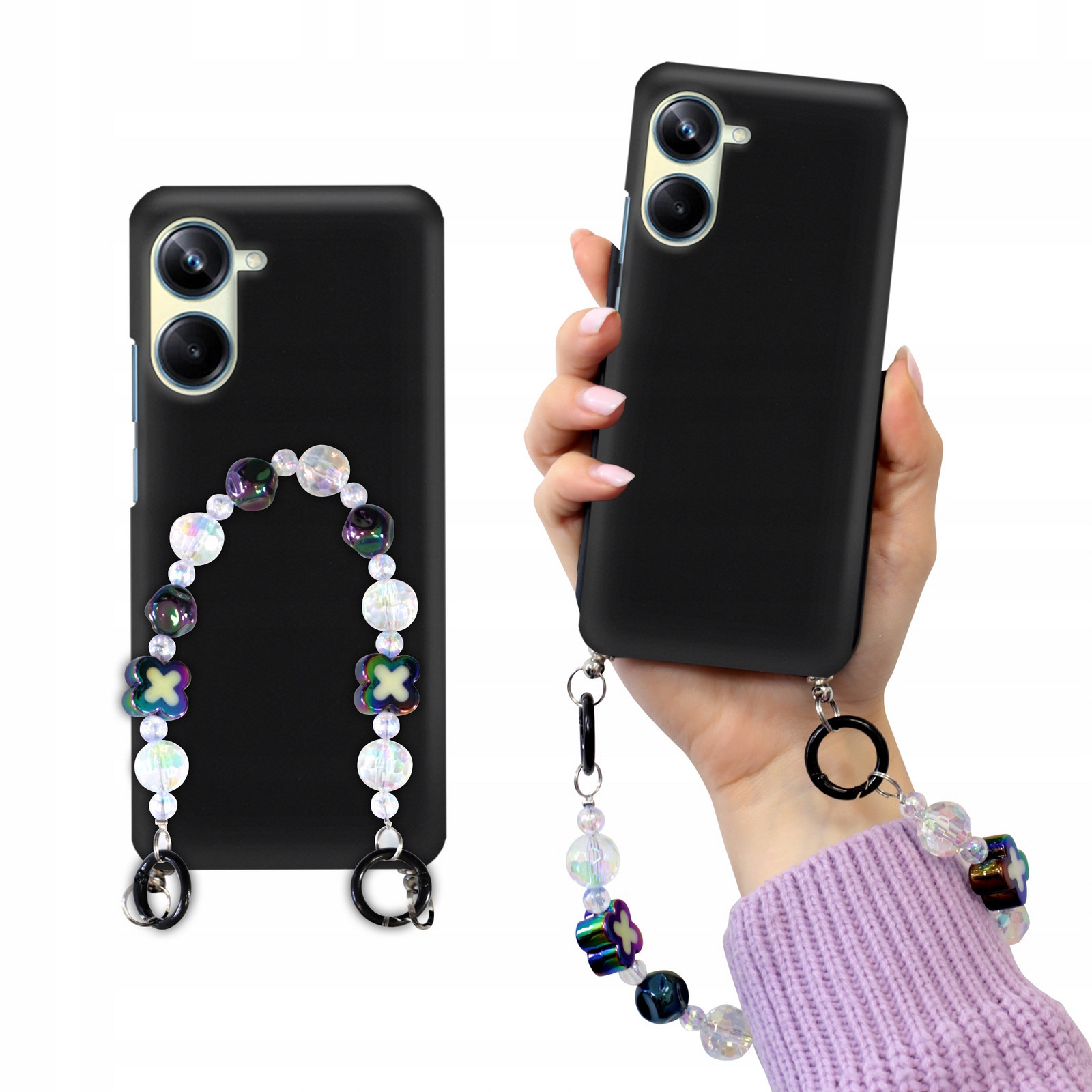 Pouzdro Matné Black Pro Realme 10 Pro 5G Korále Holo