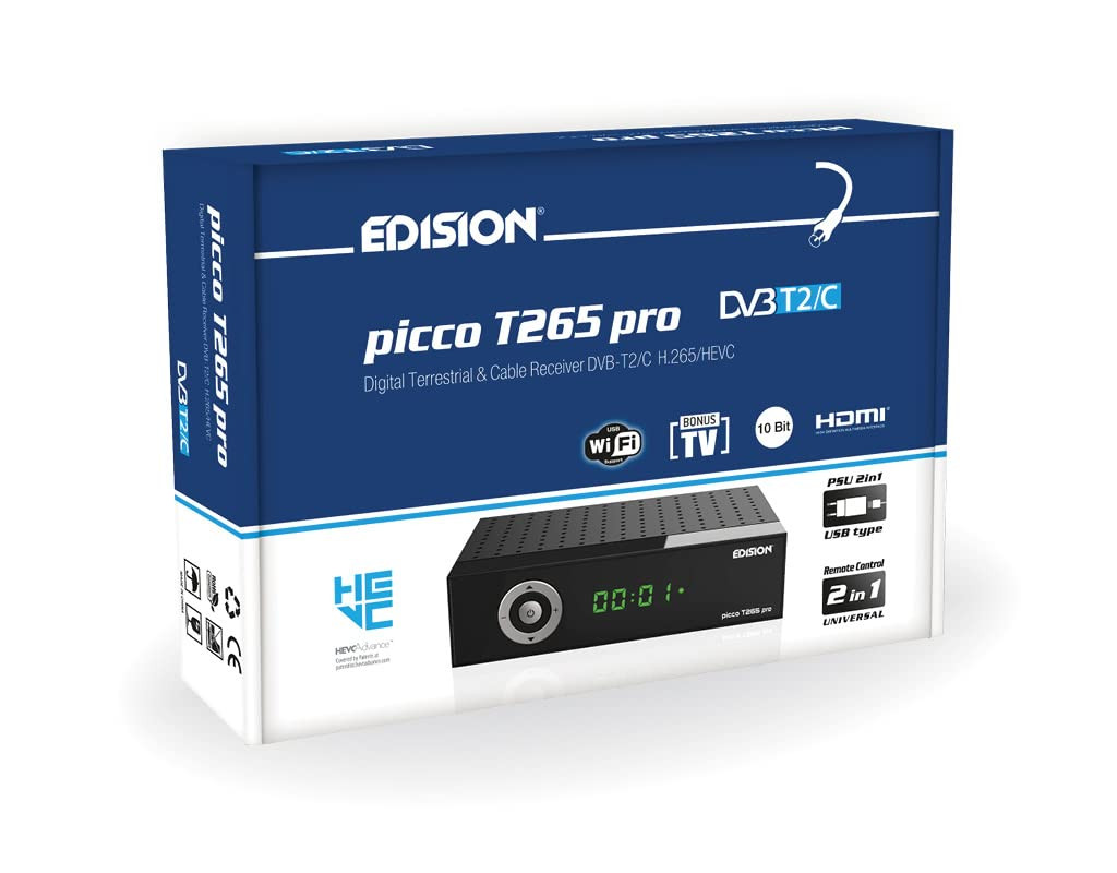 DVB-T2 tuner Edision Picco T265 Pro