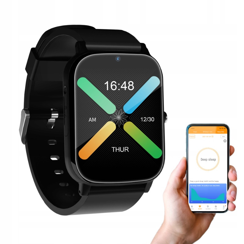 Náramek Sportovní náramek Chytré Hodinky Kamera Telefon Hovory 4G Gps Sim