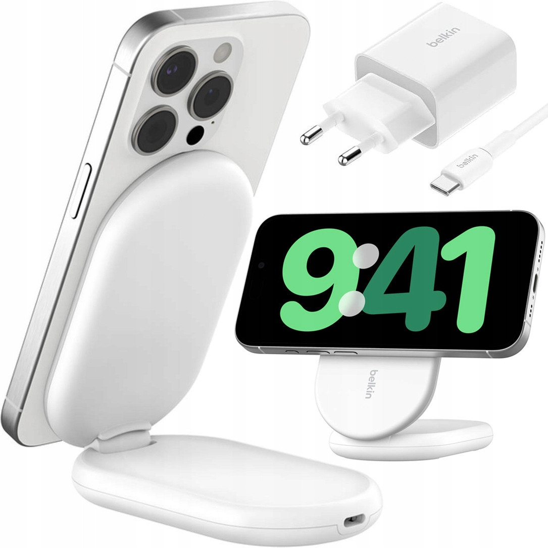 Belkin Indukční nabíječka pro iPhone MagSafe, Qi2 15W, rozkládací