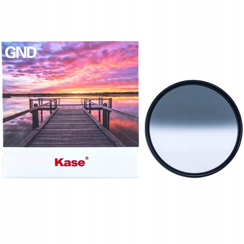 Filtr poloviční šedý Kase Hard Gnd 0.9 Nano Coating 82mm