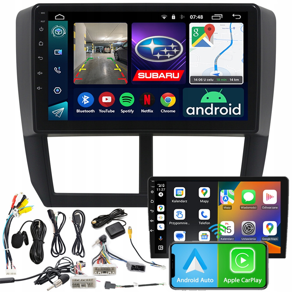 Rádio Navigace Android RS-305 Subaru Forester 2007-2013 2GB 9