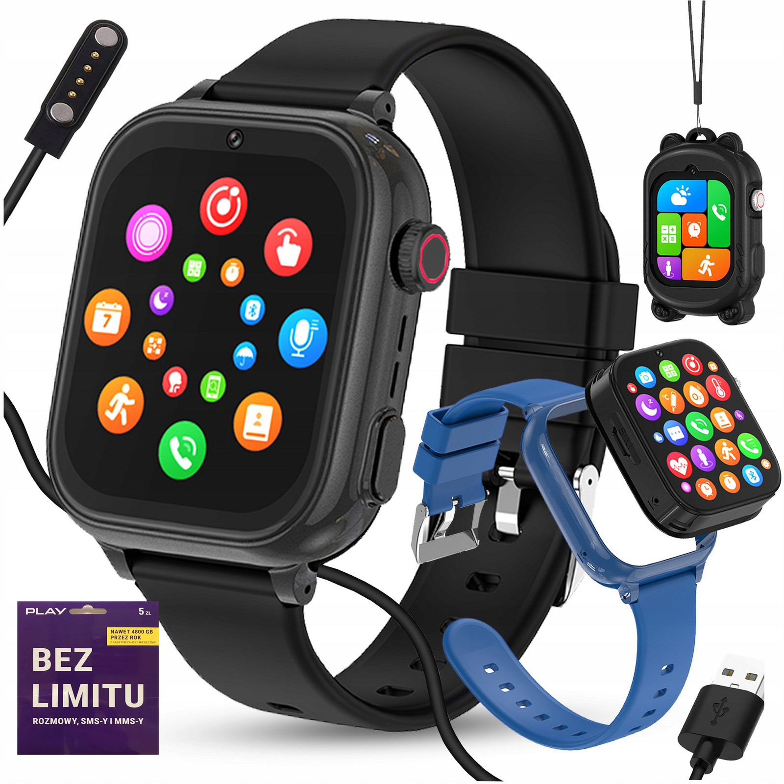 Chytré Hodinky černé