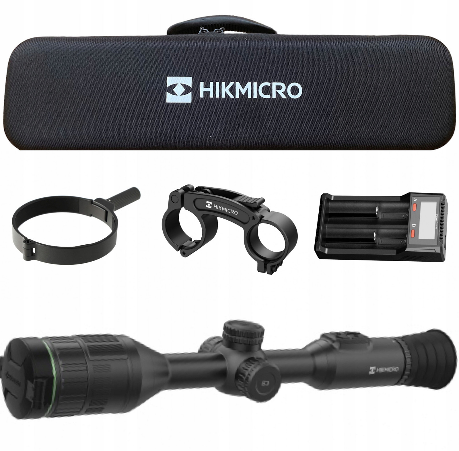 Zaměřovač nočního vidění Hikmicro Alpex 4K+ držák 30/1 Set