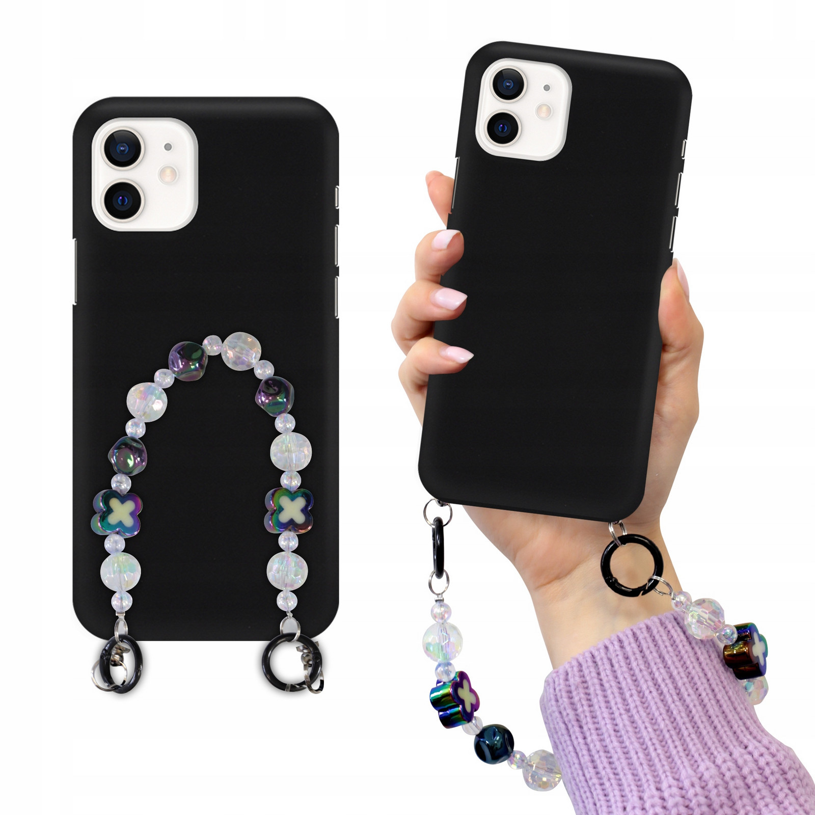 Pouzdro Matné Černé Pro Iphone 12 Blink Korále Holo