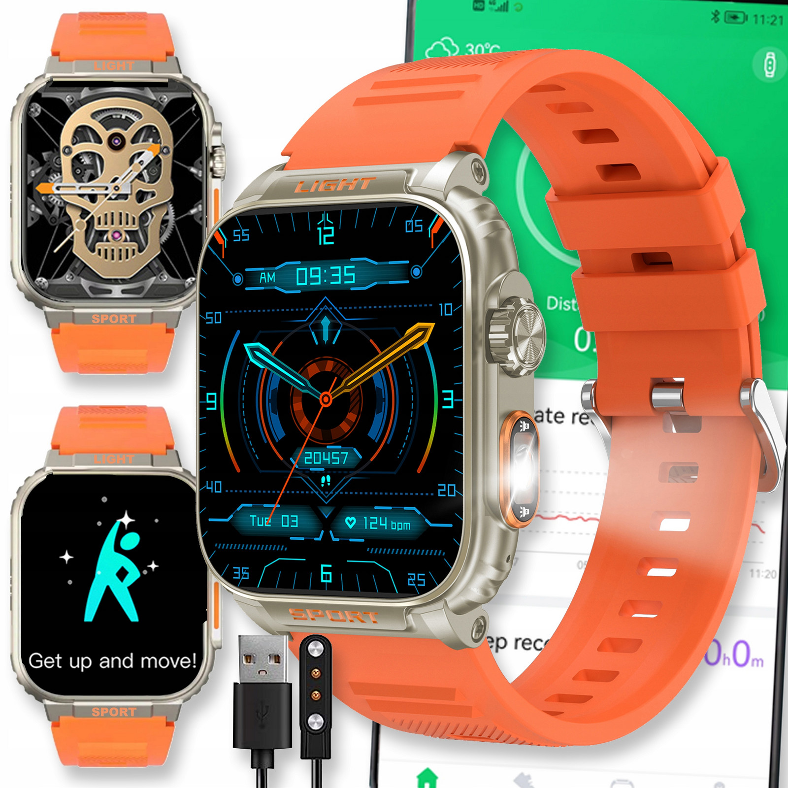 Smartband Band Chytré Hodinky Náramek Hodinky Pro Smart SP02 Amoled Sport Dámské