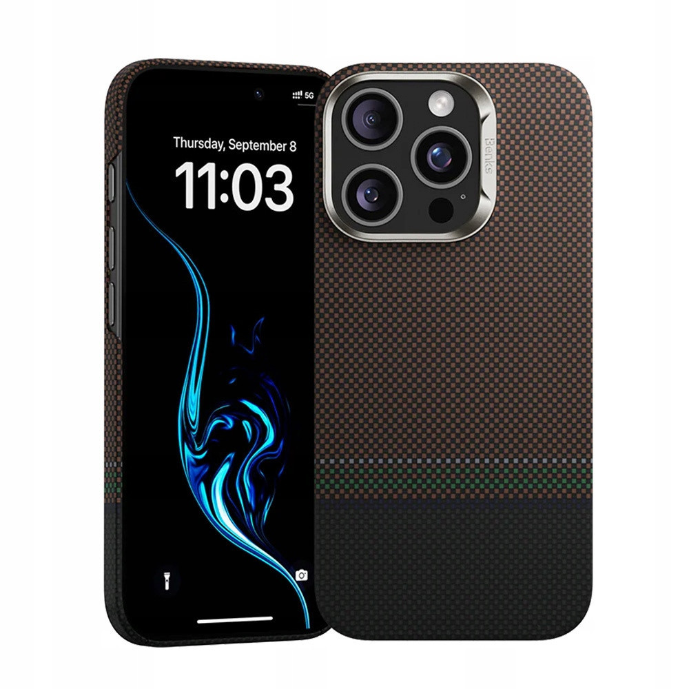 Pouzdro Benks Magnetic Armor Air Prestige Kevlar 600D (G065) pro Iphone 16 Pro