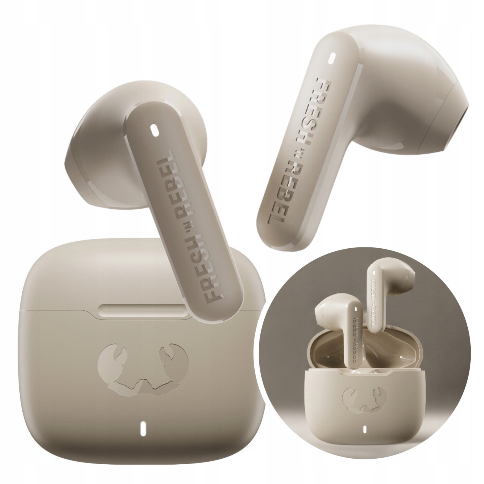 Béžová Bezdrátová Sluchátka Do Uší S Mikrofonem Pro Mládež dárek