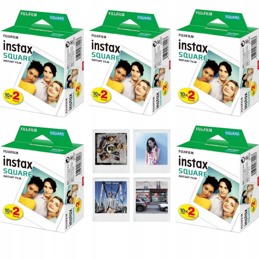 Sada náplní Instax Square pro fotoaparát Instaxa SQ1 SQ40 100 fotografií Fujifilm