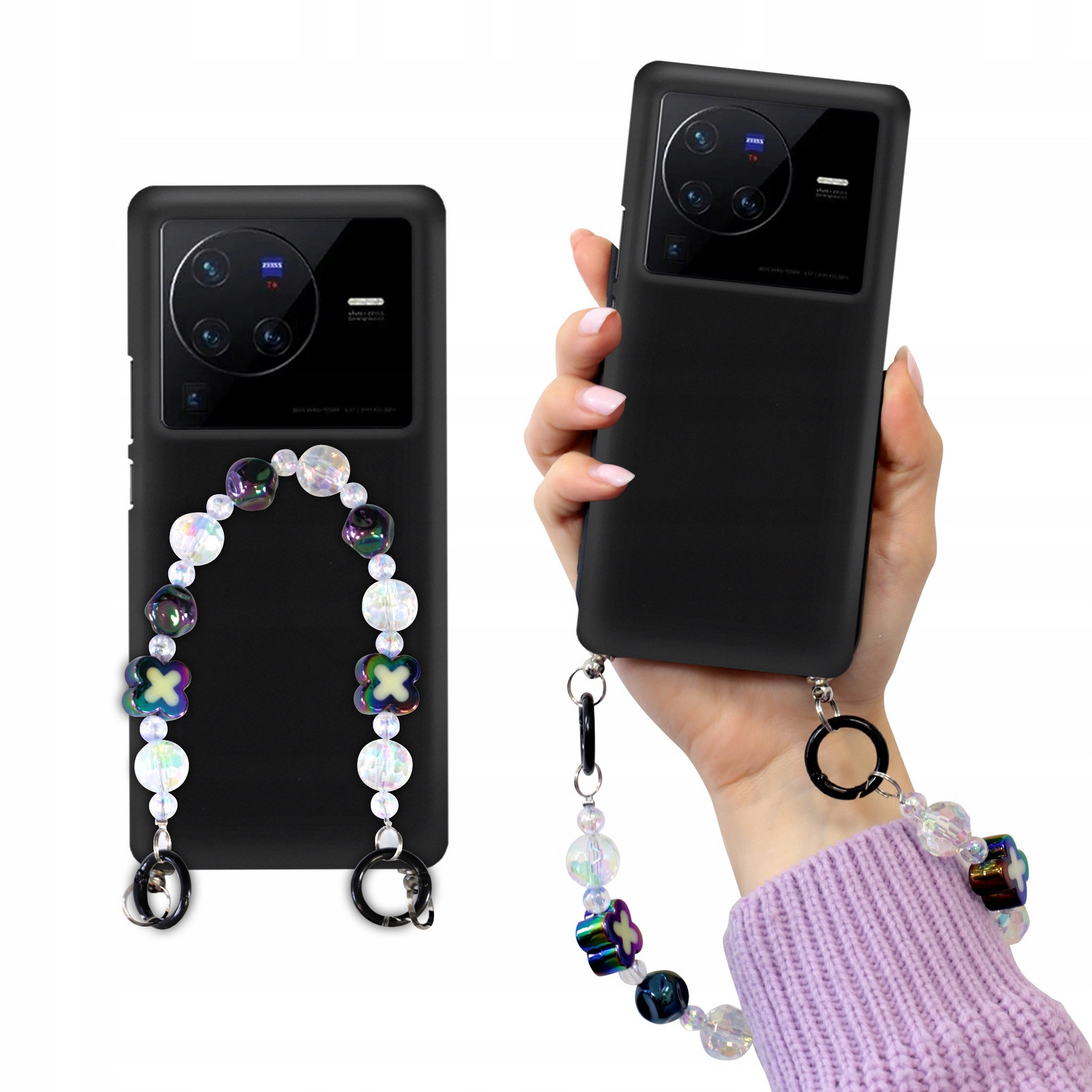 Pouzdro Mat Černé Pro Vivo X80 Pro Blink Korále Holo