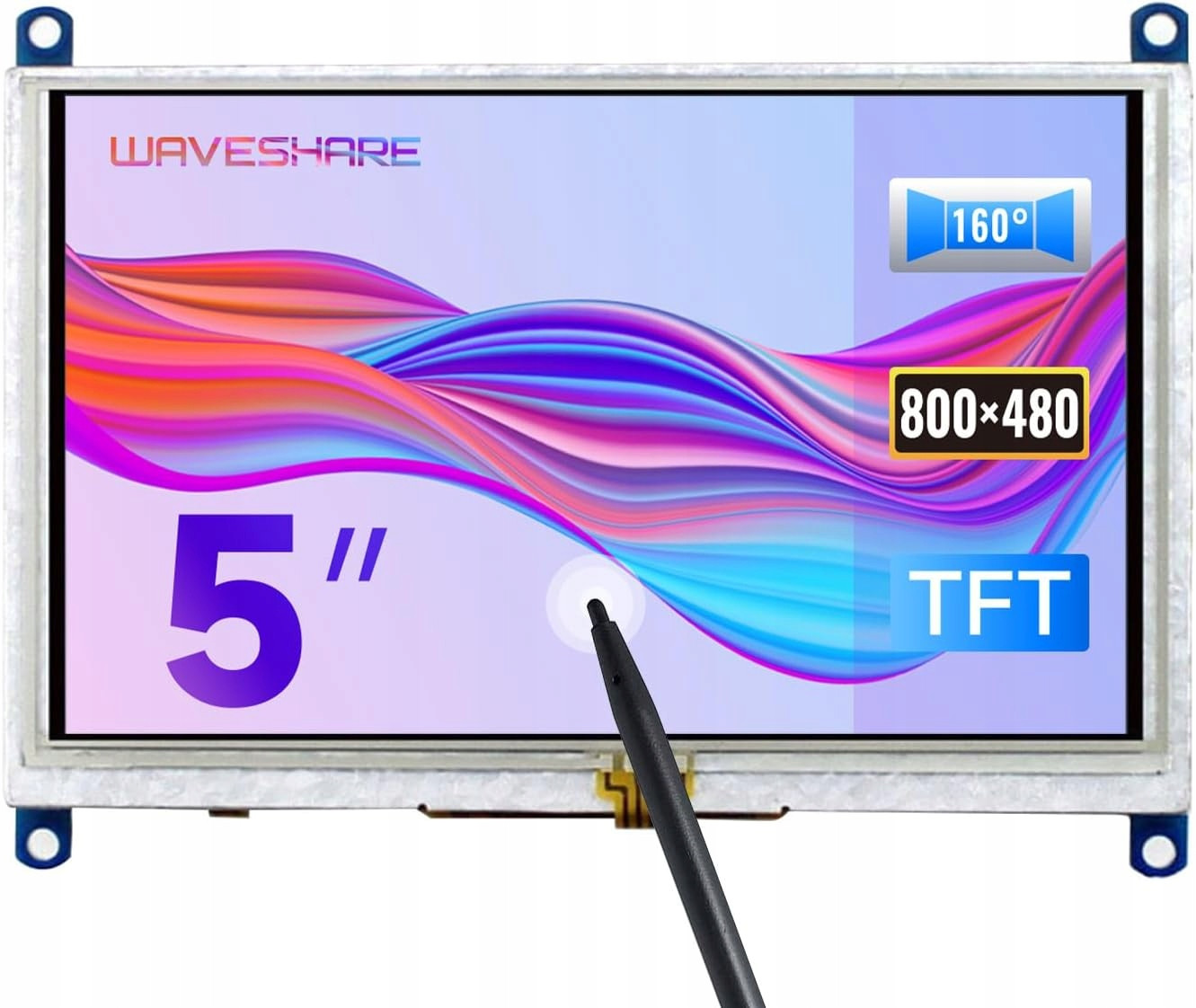 Dotykový displej 800x480 5'' LCD (b) Hdmi Raspberry Pi 4/3 Windows 10