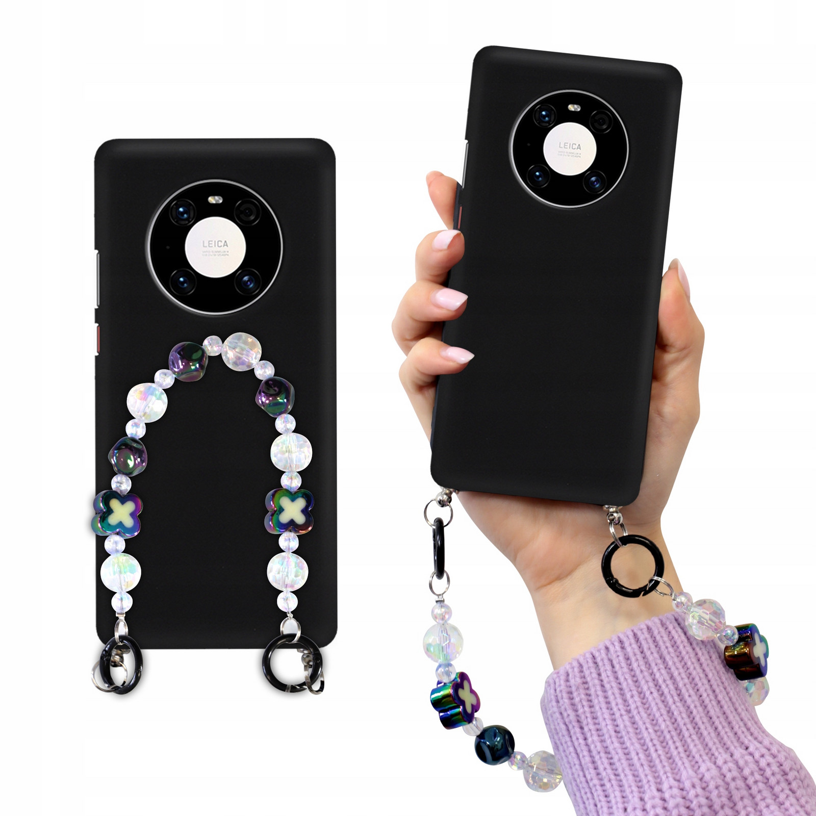 Pouzdro Matné Black Pro Huawei Mate 40 Korále Holo