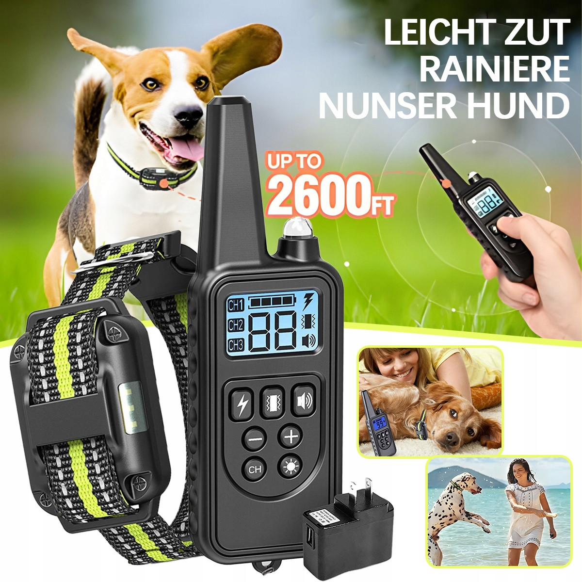 Elektrický Výcvikový Obojek Pro Psa Treser 800 M